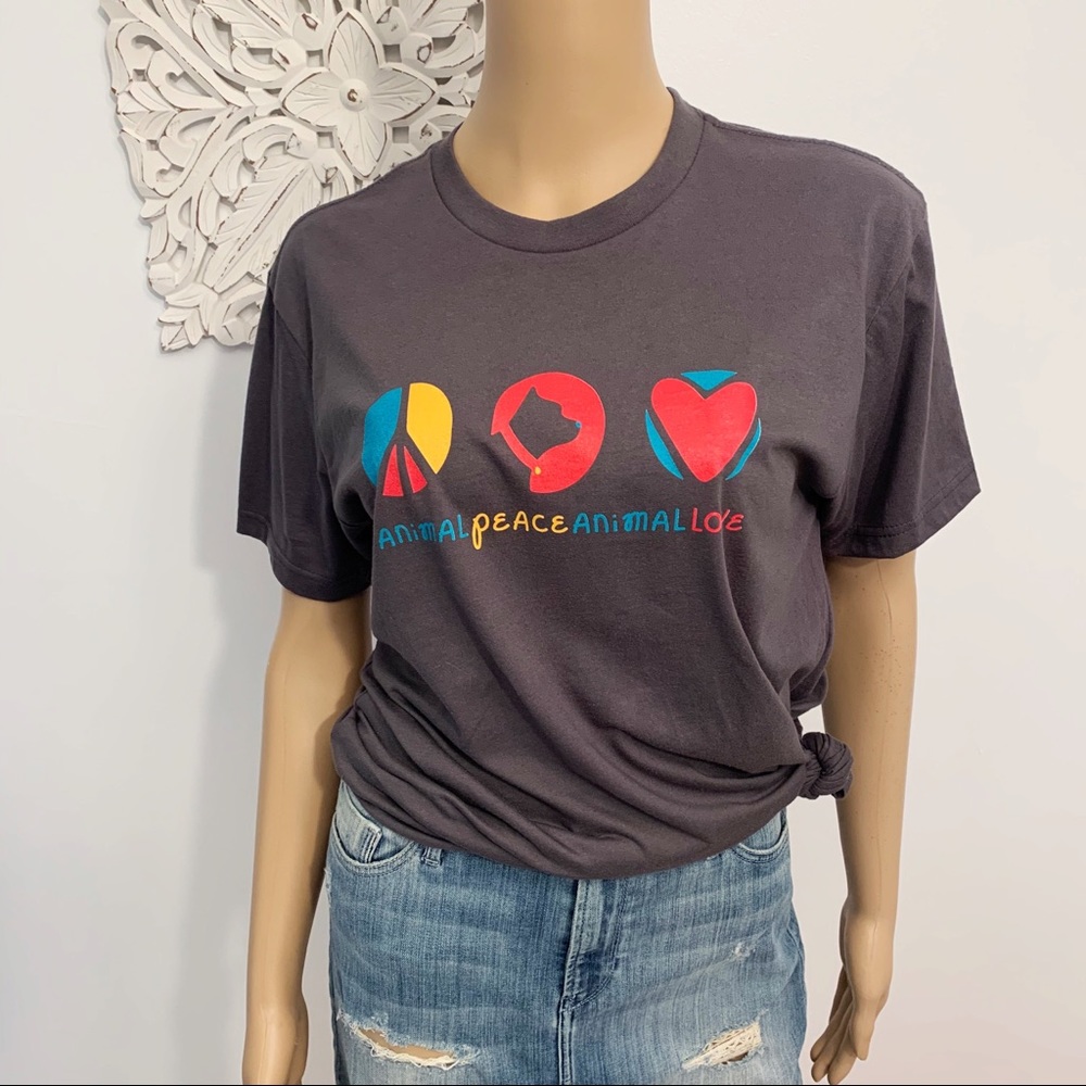 Animal Peace Animal Love T-Shirt - Picture 2 of 5